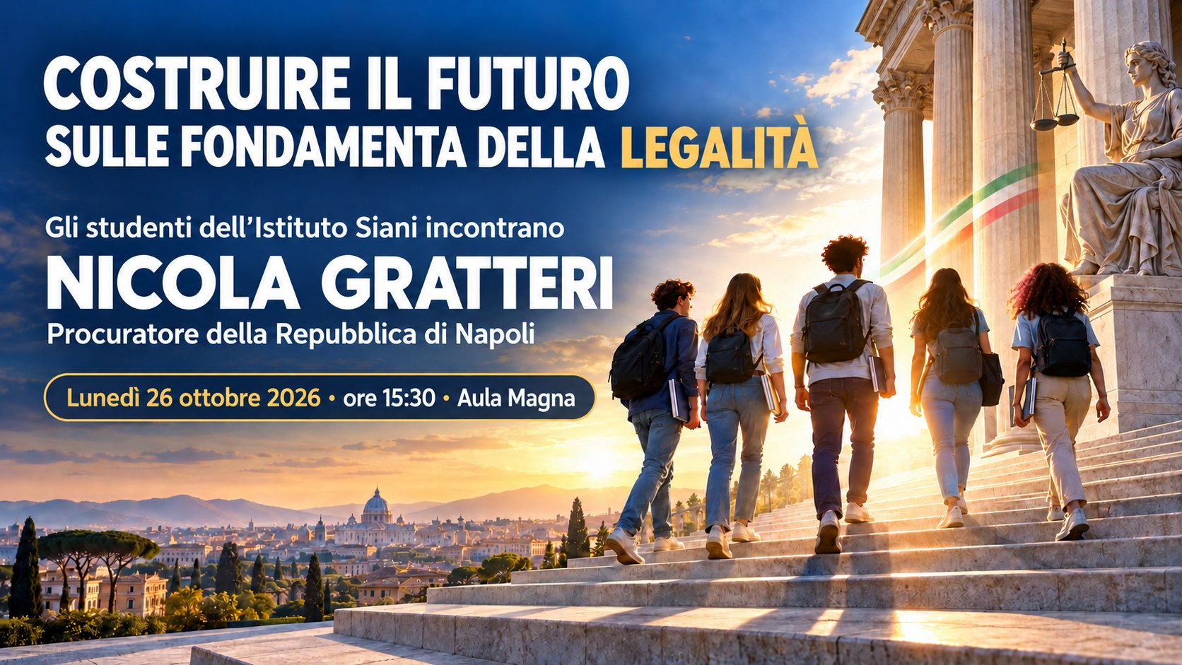 Costruire il futuro sulle fondamenta della legalità